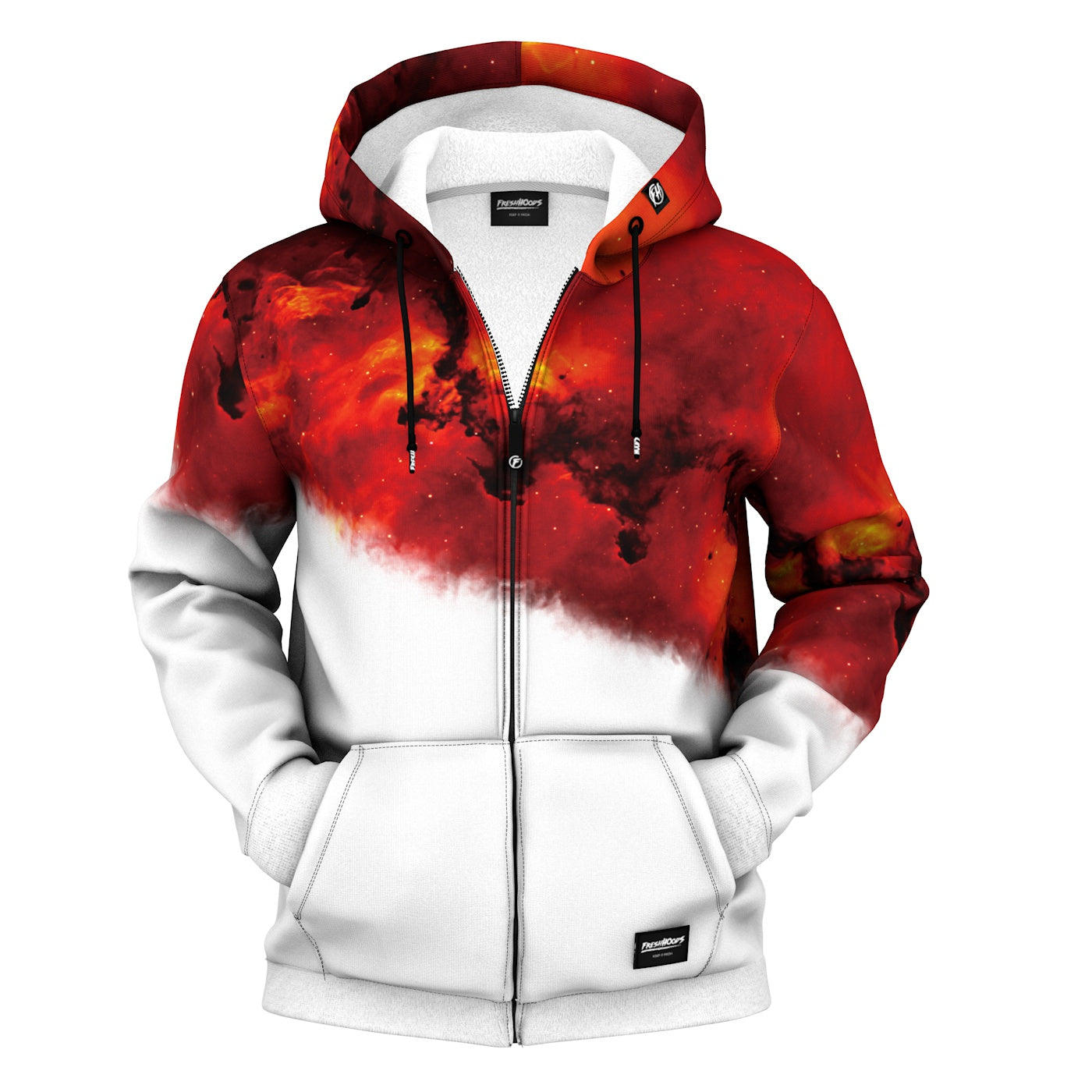 FIRE Zip Up Hoodie