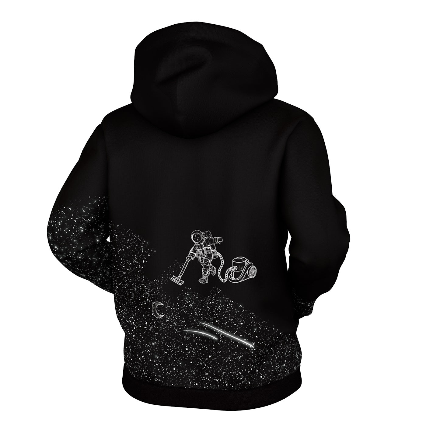 Space Clean Zip Up Hoodie