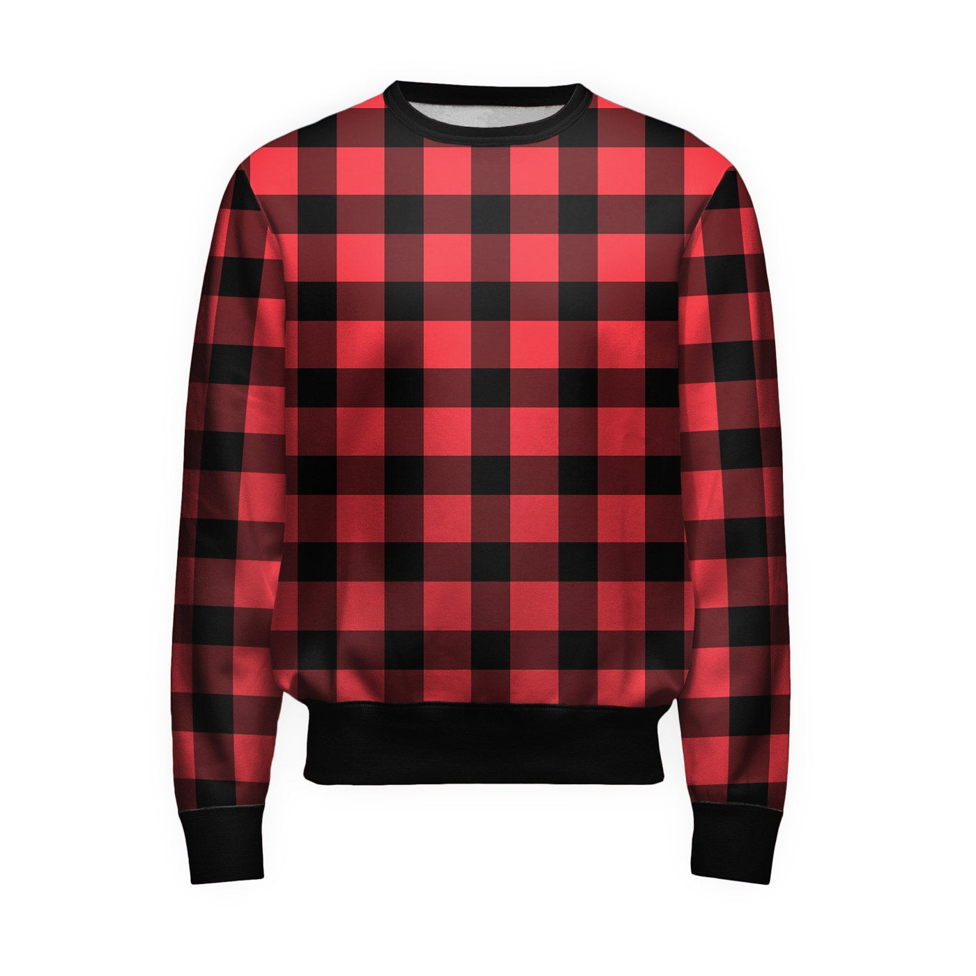 Gingham Sweatshirt - Main Image