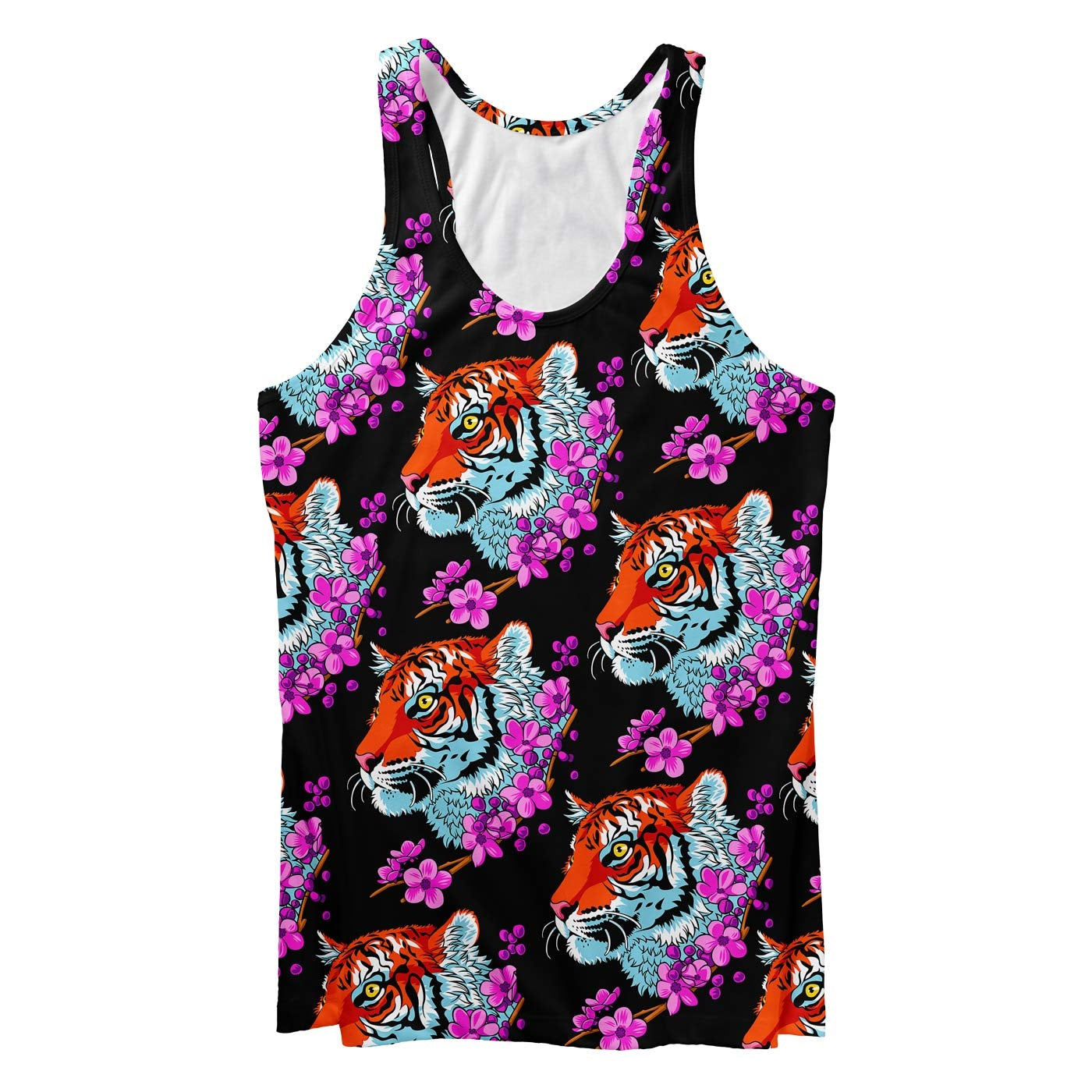 Tiger Sakura Tank Top