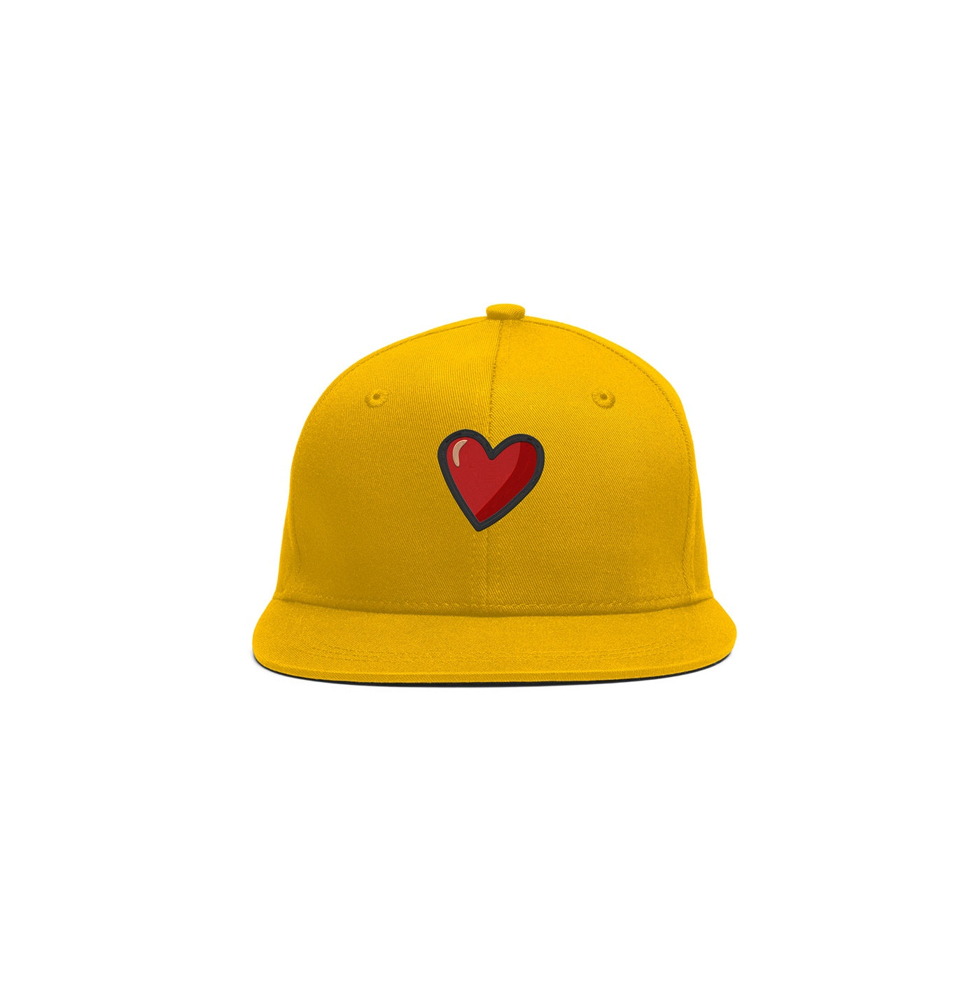 Embroidered Heart Cap