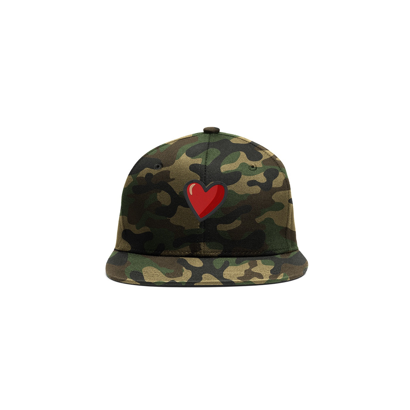 Embroidered Heart Cap