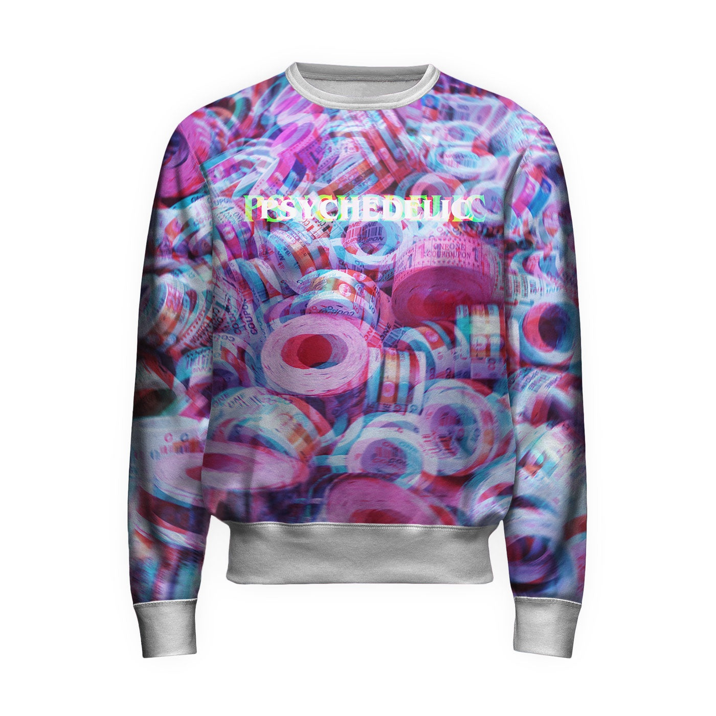 Psychedelic Embroidered Sweatshirt