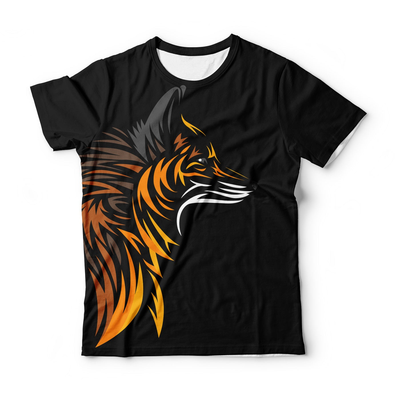 Orange sales fox shirt