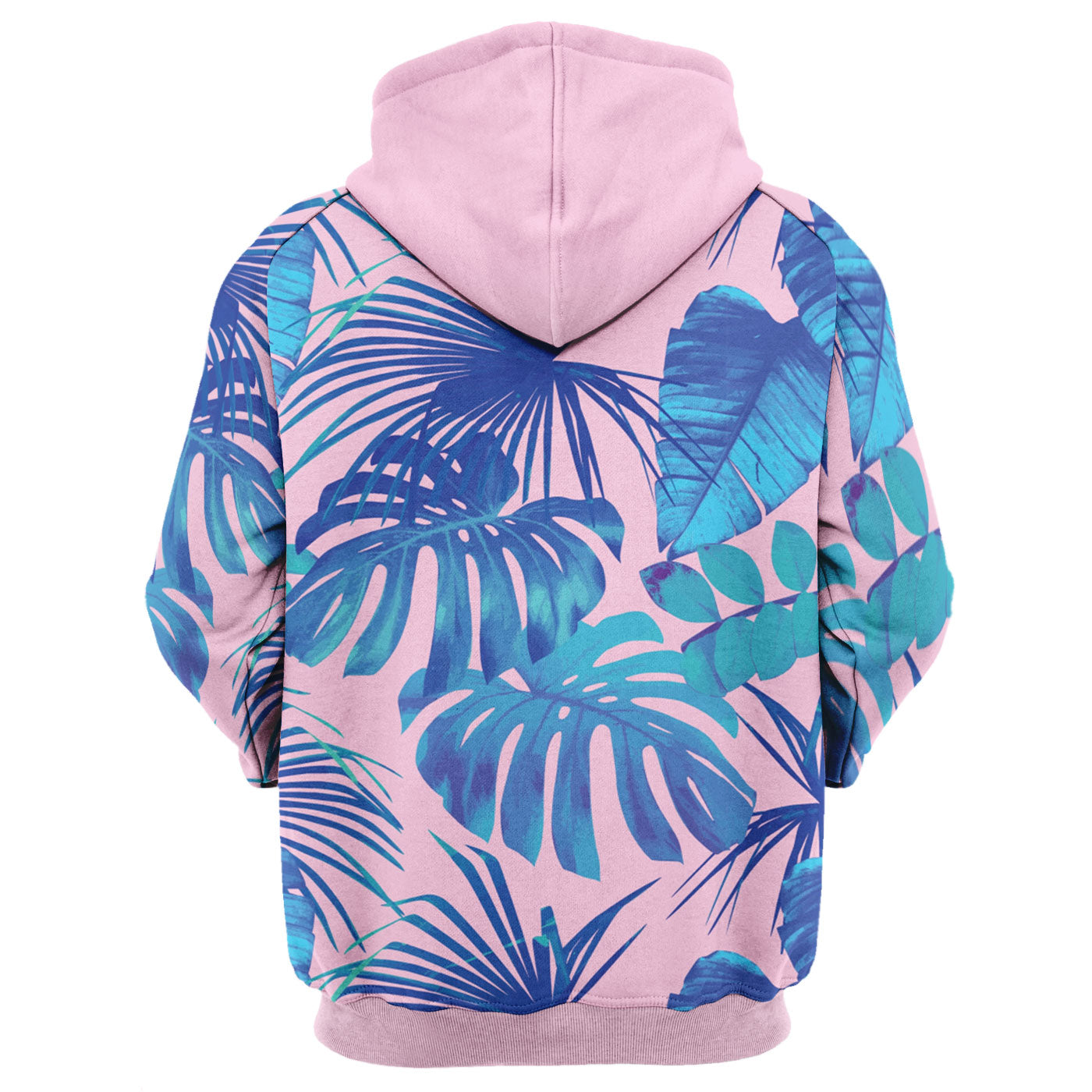 Blue Monstera Hoodie