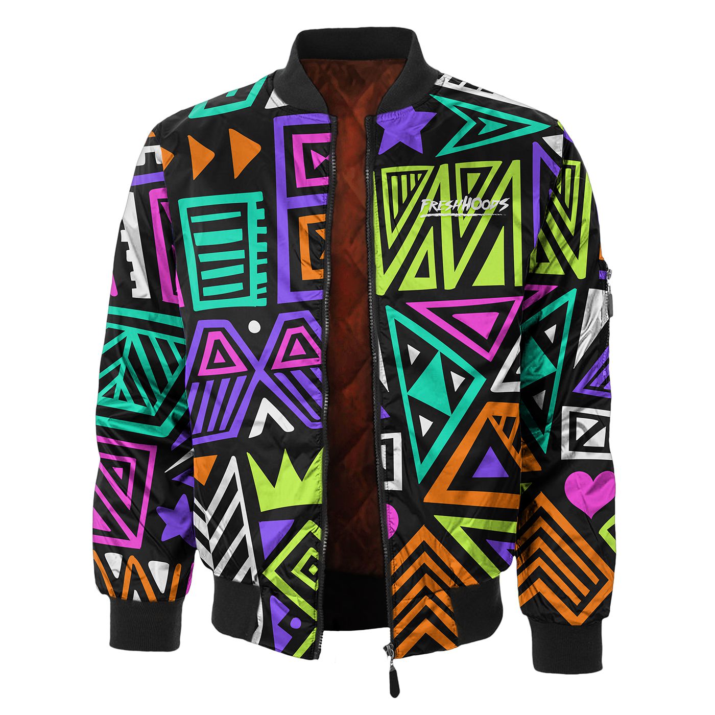 Polygon Tribes Bomber Jacket