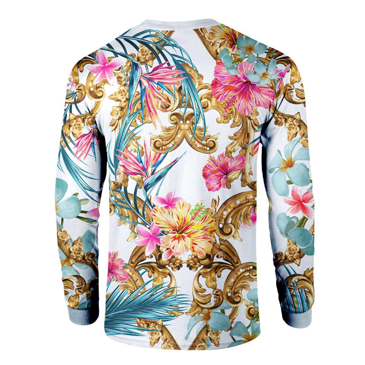 Hidden Hibiscus Long Sleeve Shirt