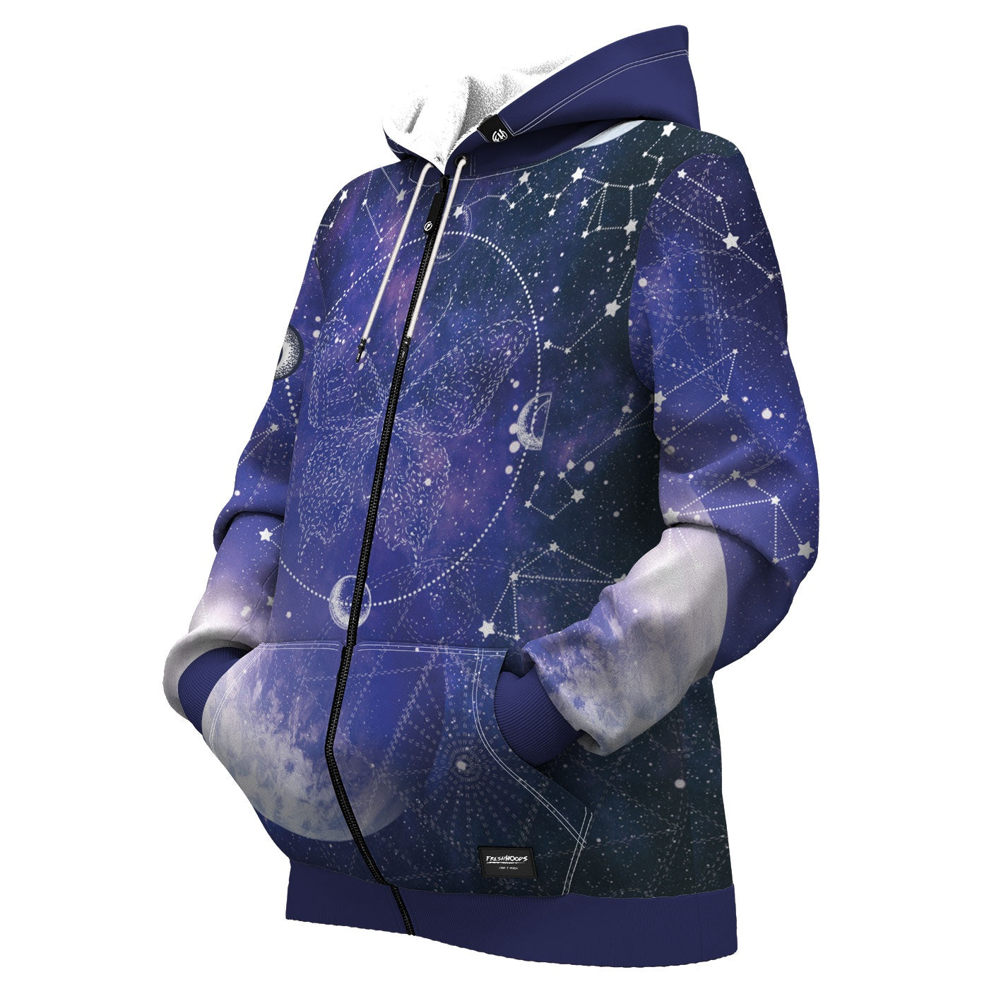 Mariposa Stars Women Zip Up Hoodie