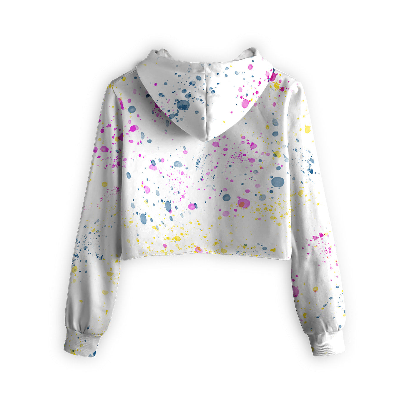 Watercolor Eye Cropped Hoodie