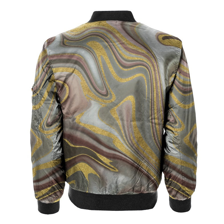 Golden Path Bomber Jacket