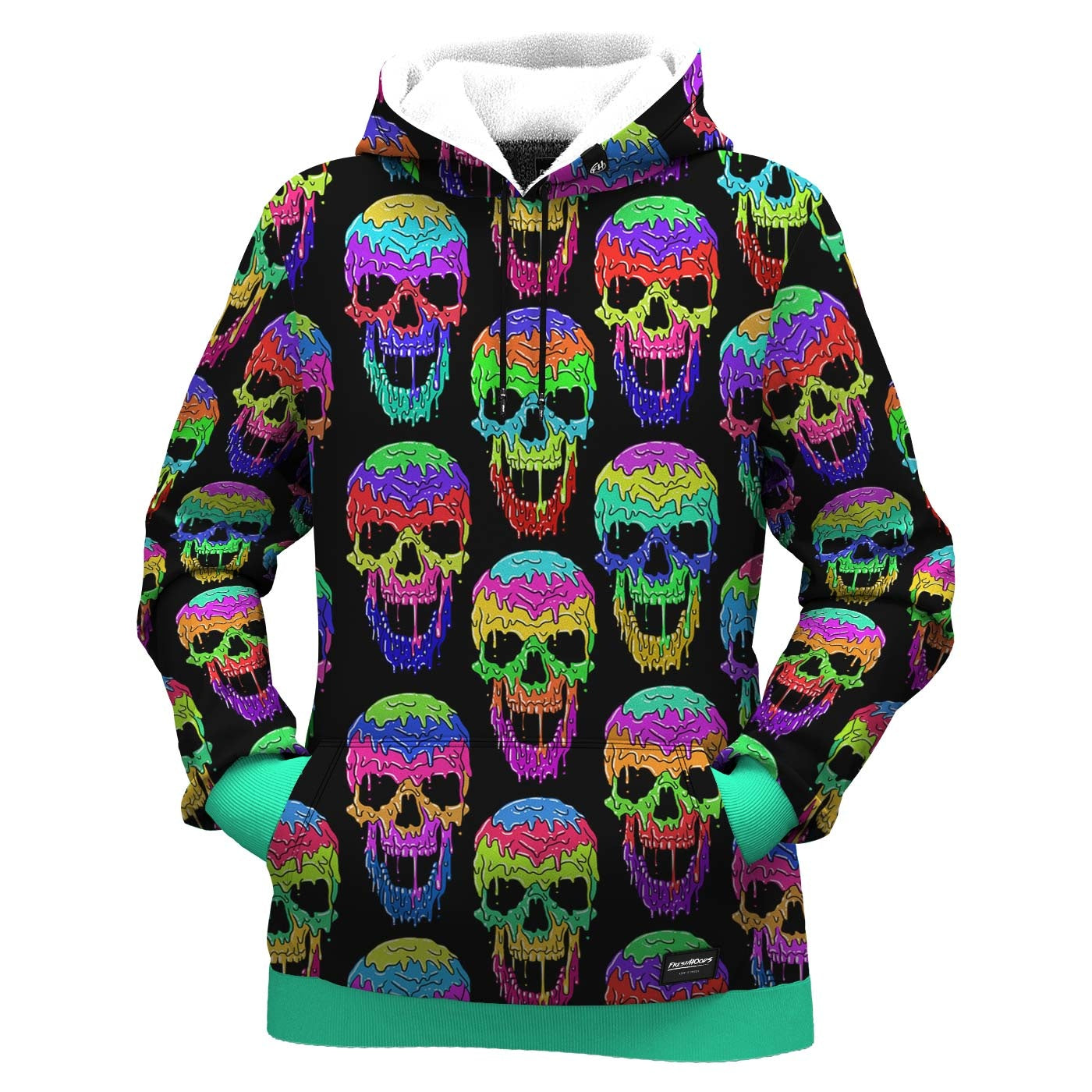 Womens 2024 skull hoodie