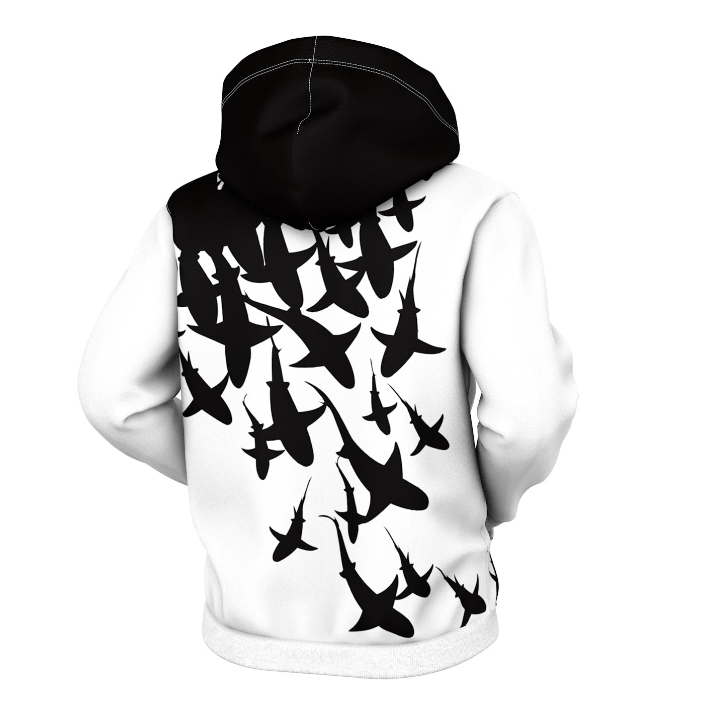 Swarm Of Sharks Zip Up Hoodie