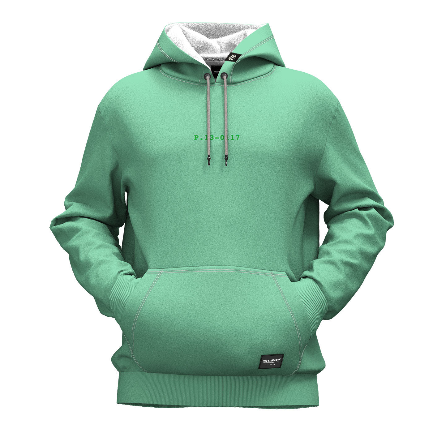 Plain mint best sale green hoodie