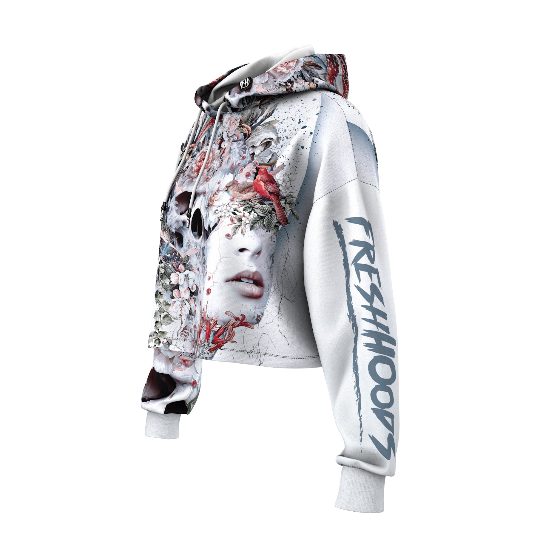 Immortal Cropped Hoodie