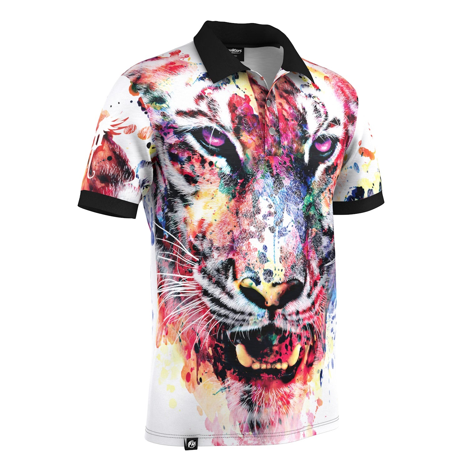 Aquarelle Tiger Polo Shirt