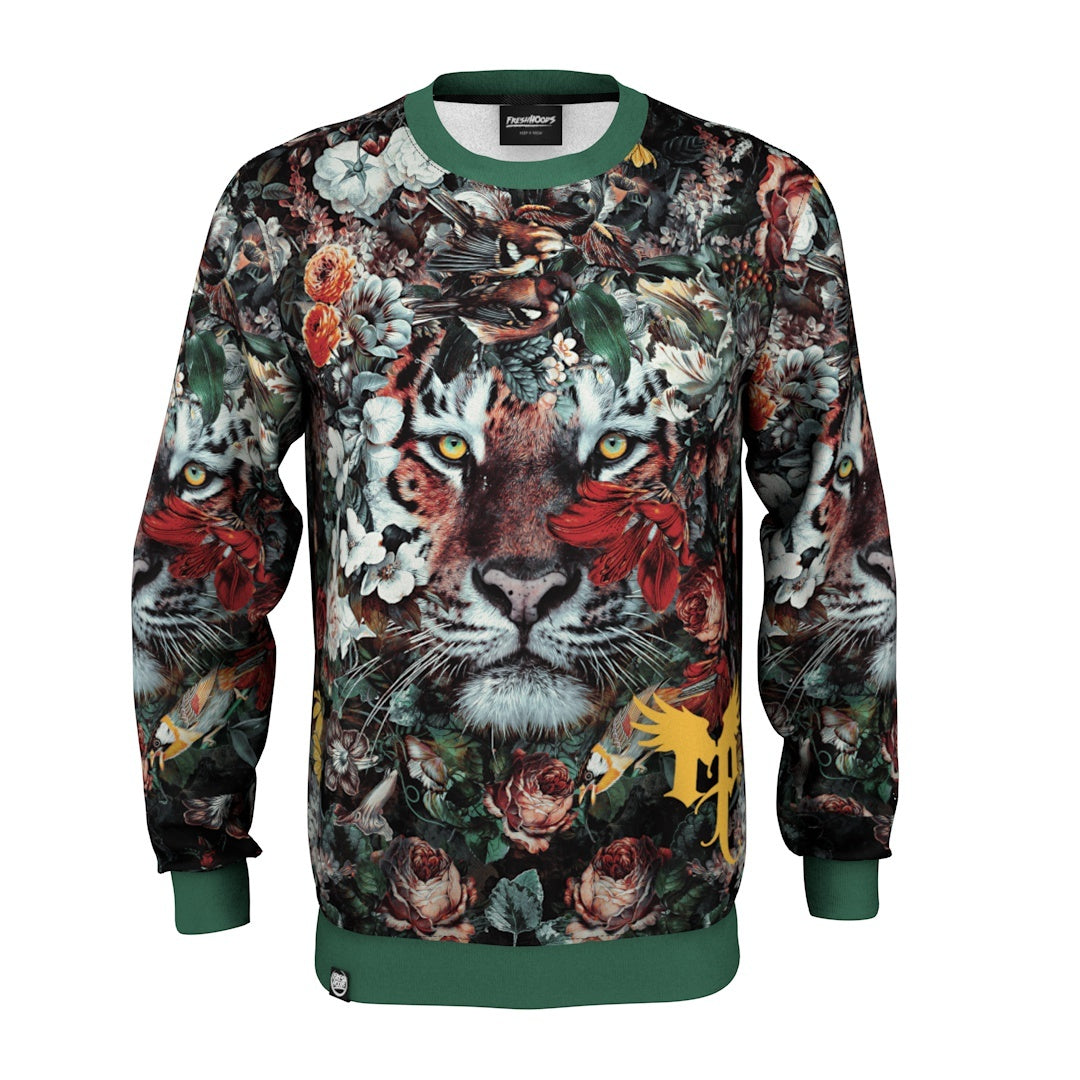 Flower Tiger Sweatshirt