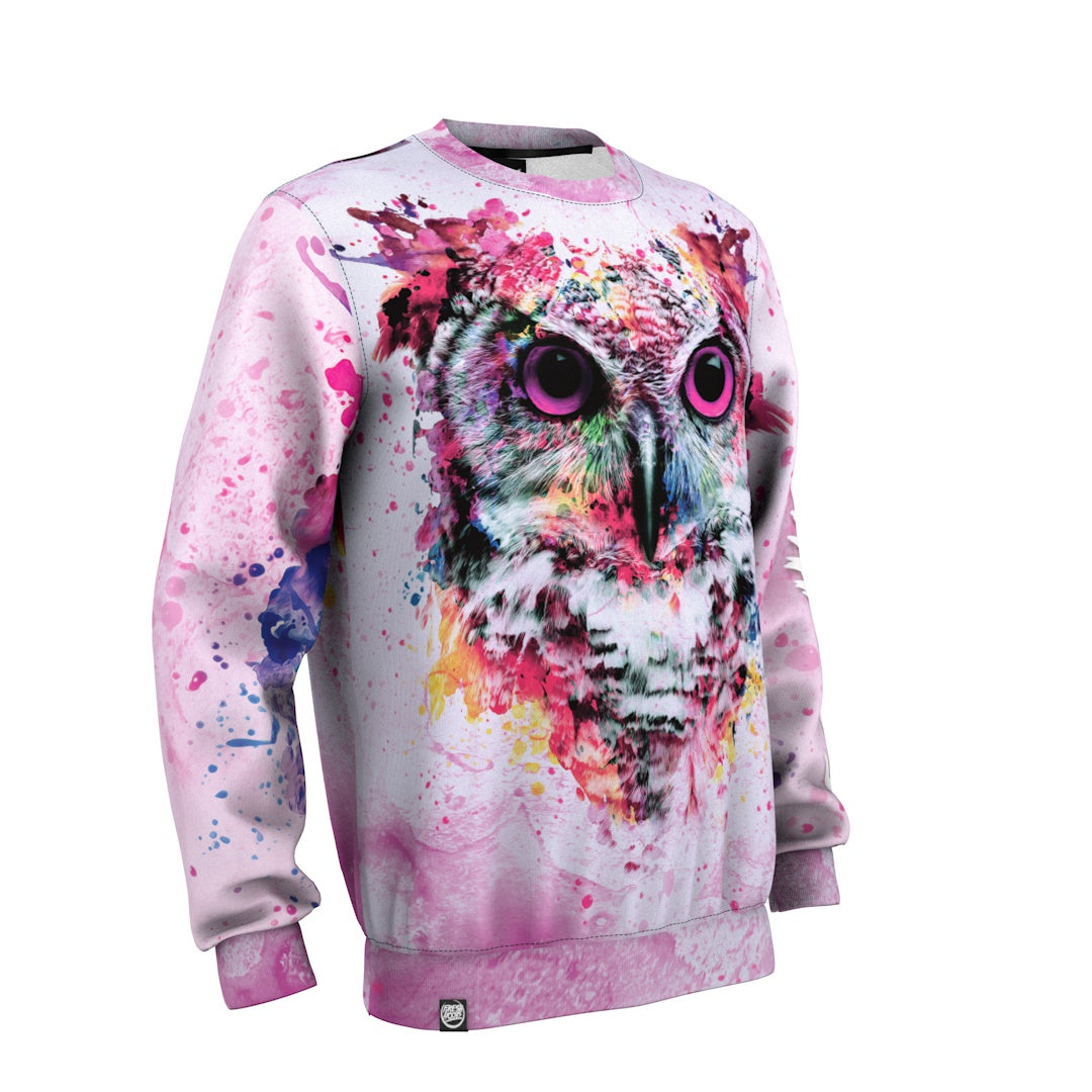 Artistic Owl Sweatshirt