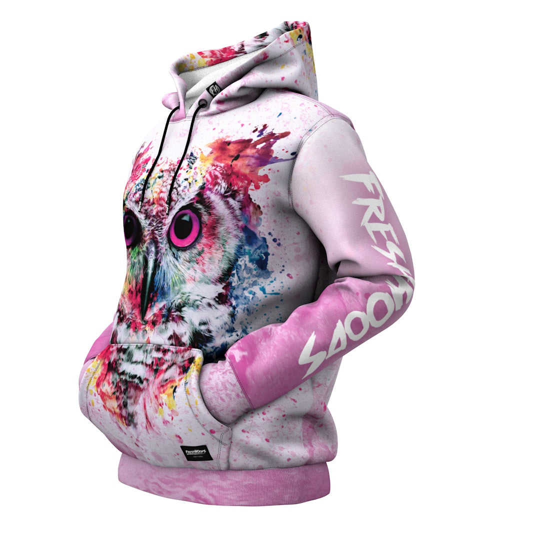 Artistic Owl Hoodie