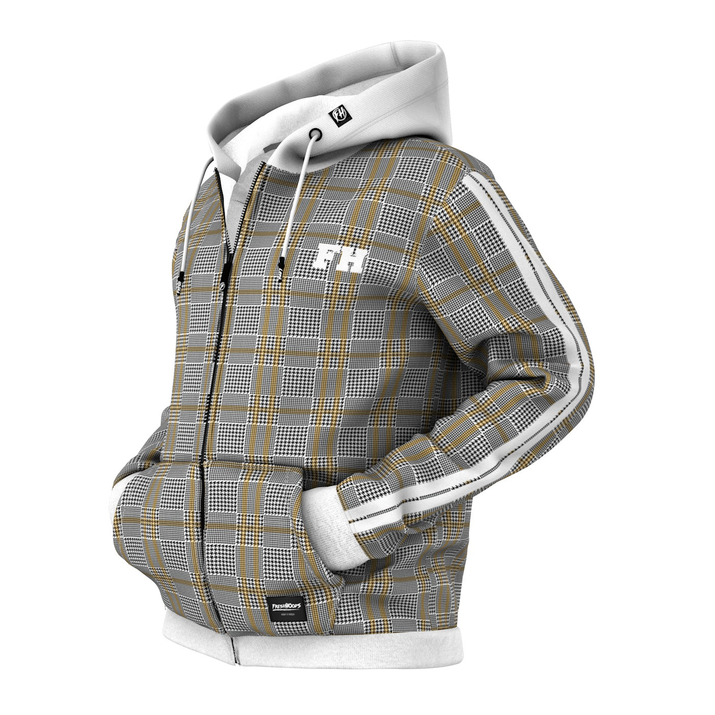 Plaid FH Zip Up Hoodie