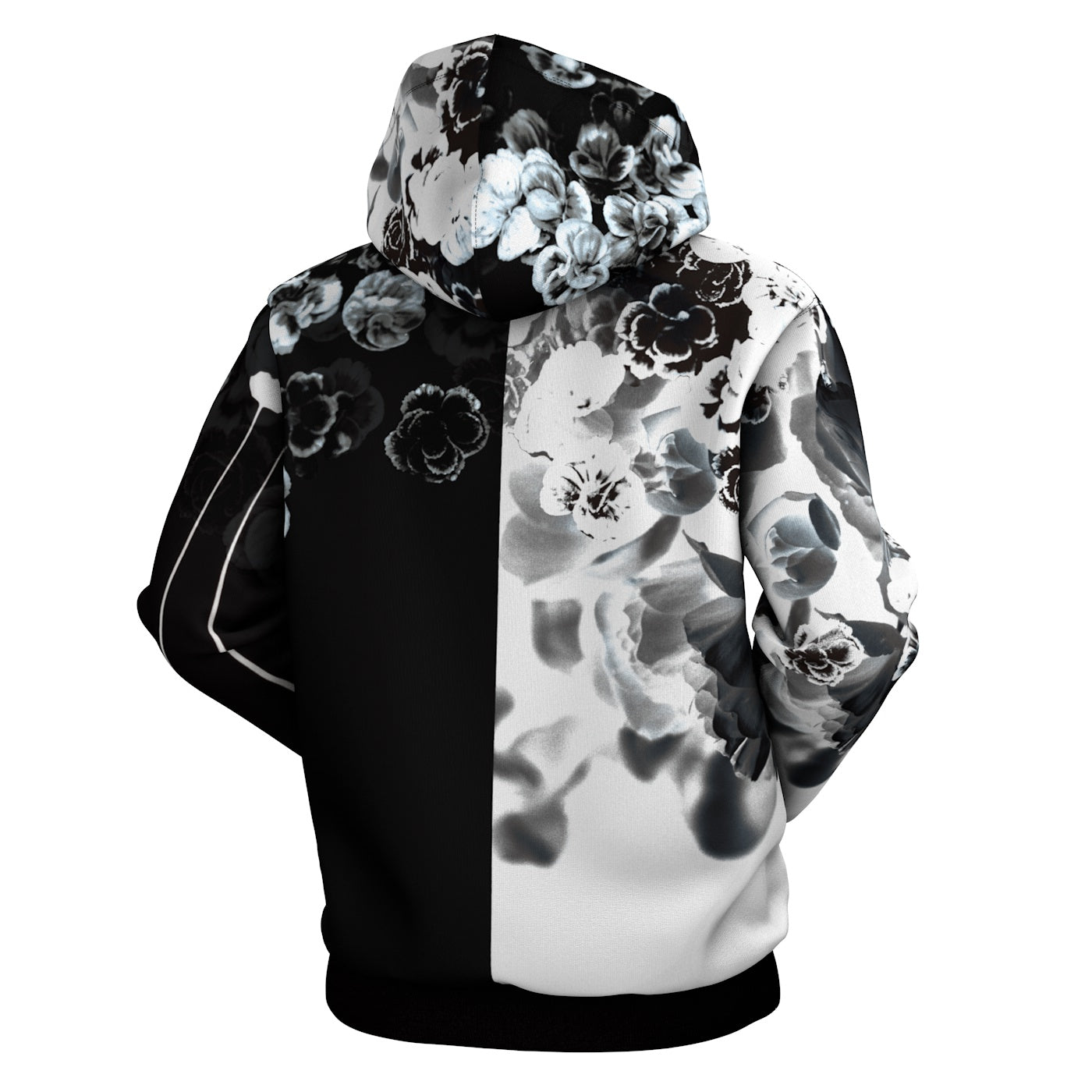 Floral Effect Hoodie