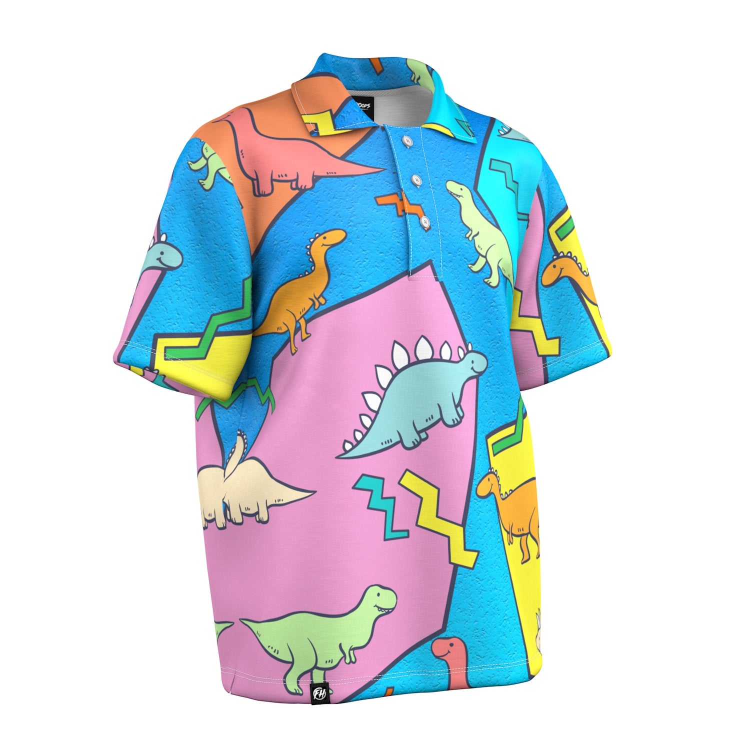 Dino Oversized Polo Shirt