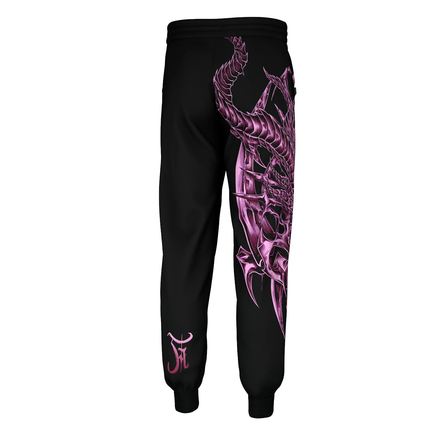 Horned Demon Skull Sweatpants