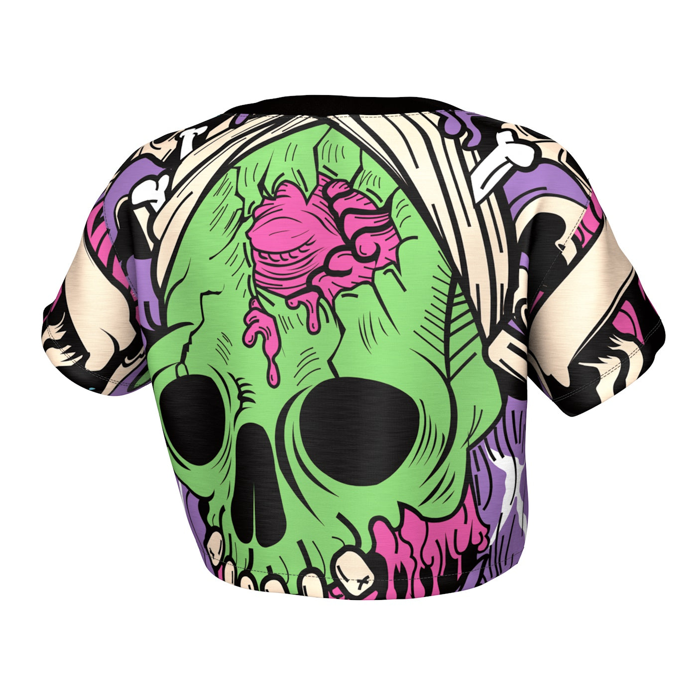 Dirty Skull Crop Top