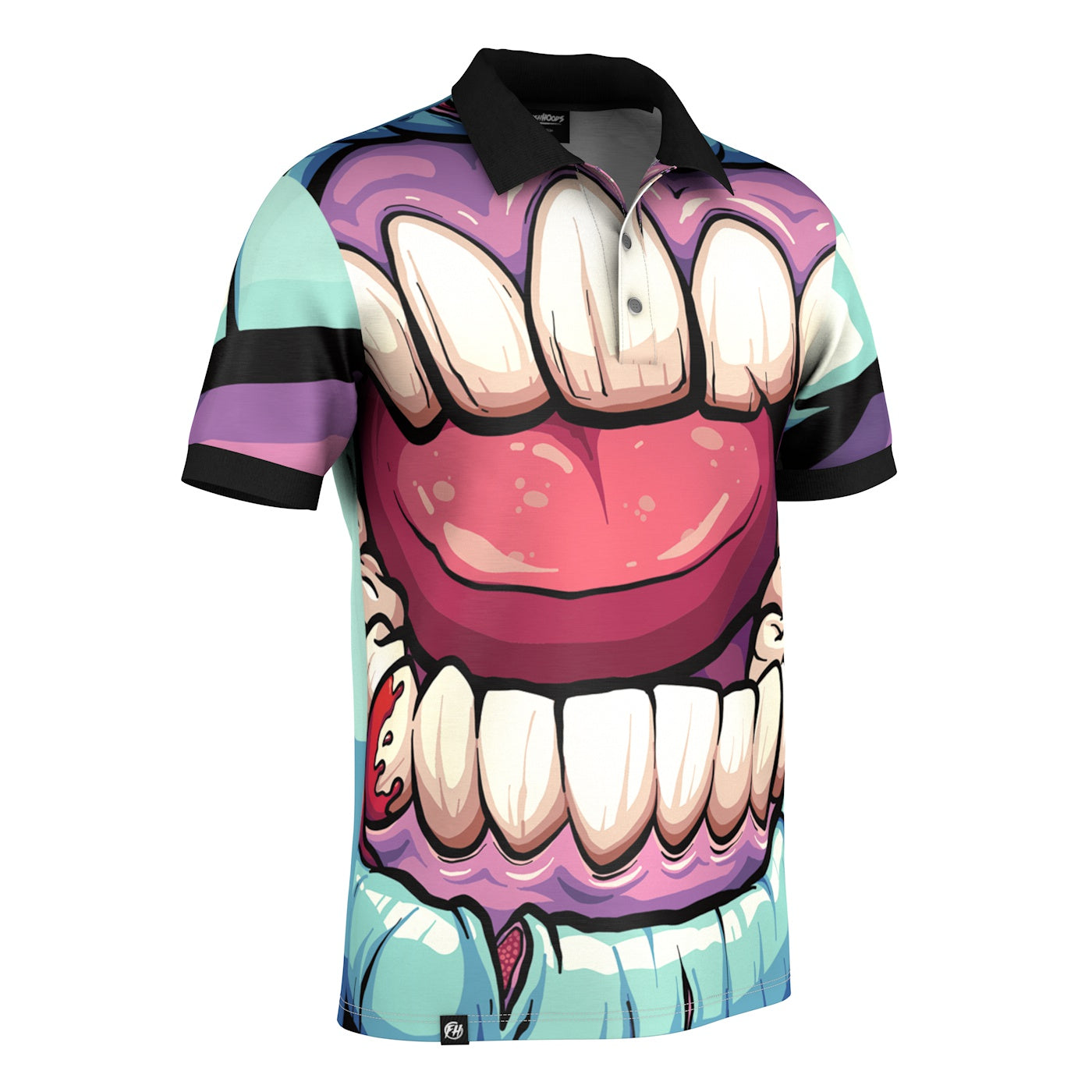 Zombie Mouth Polo Shirt