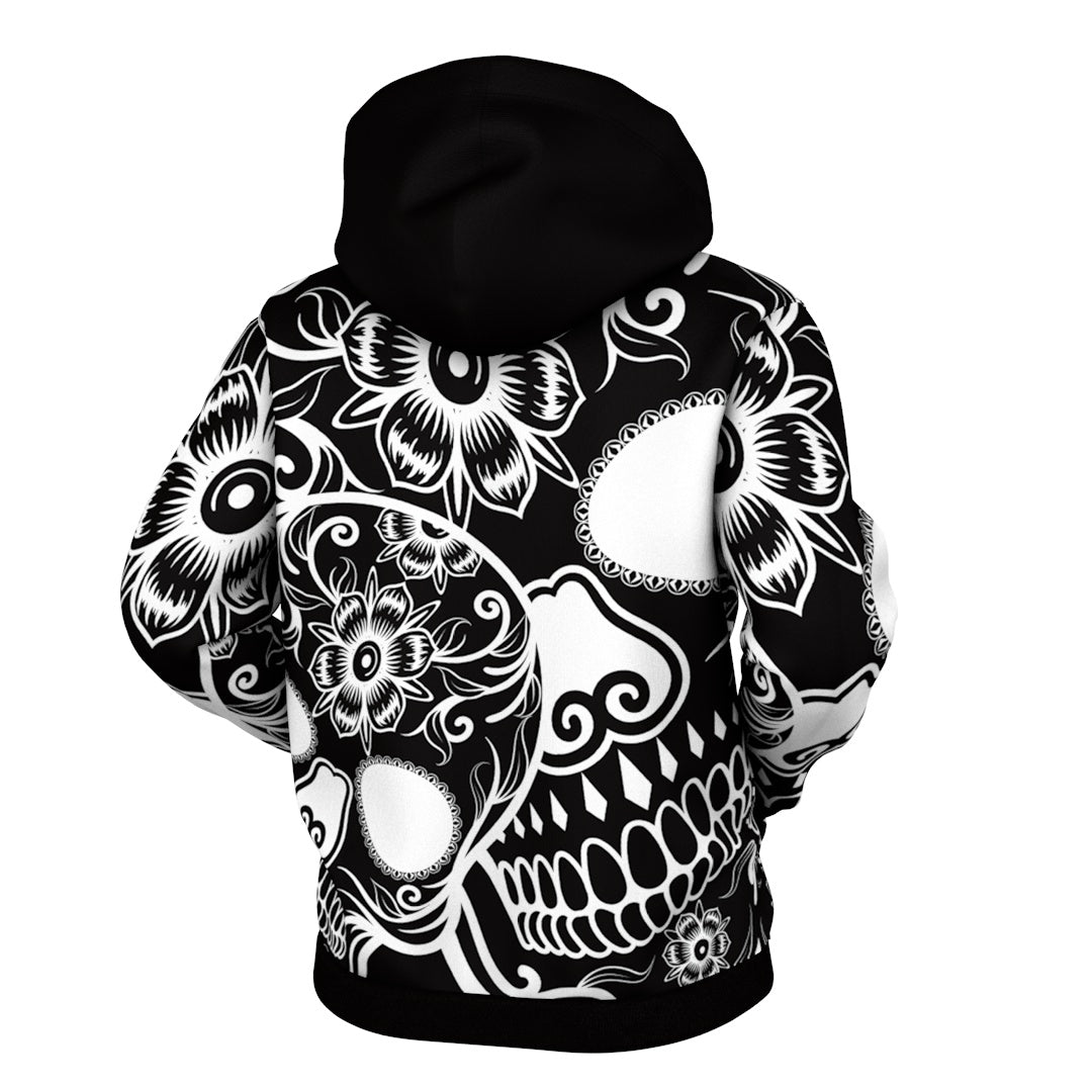 Calavera Zip Up Hoodie