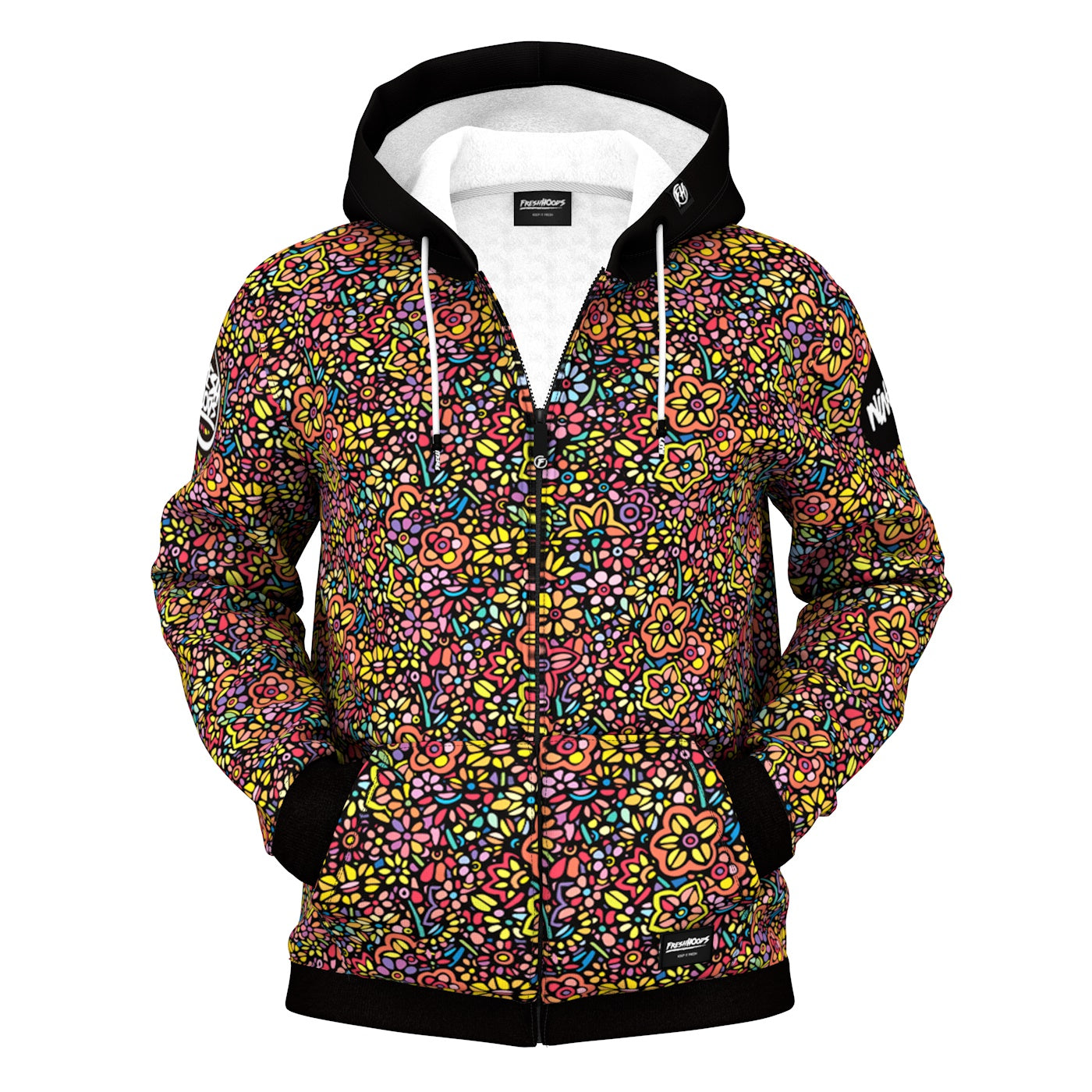 Peacefully Zip Up Hoodie