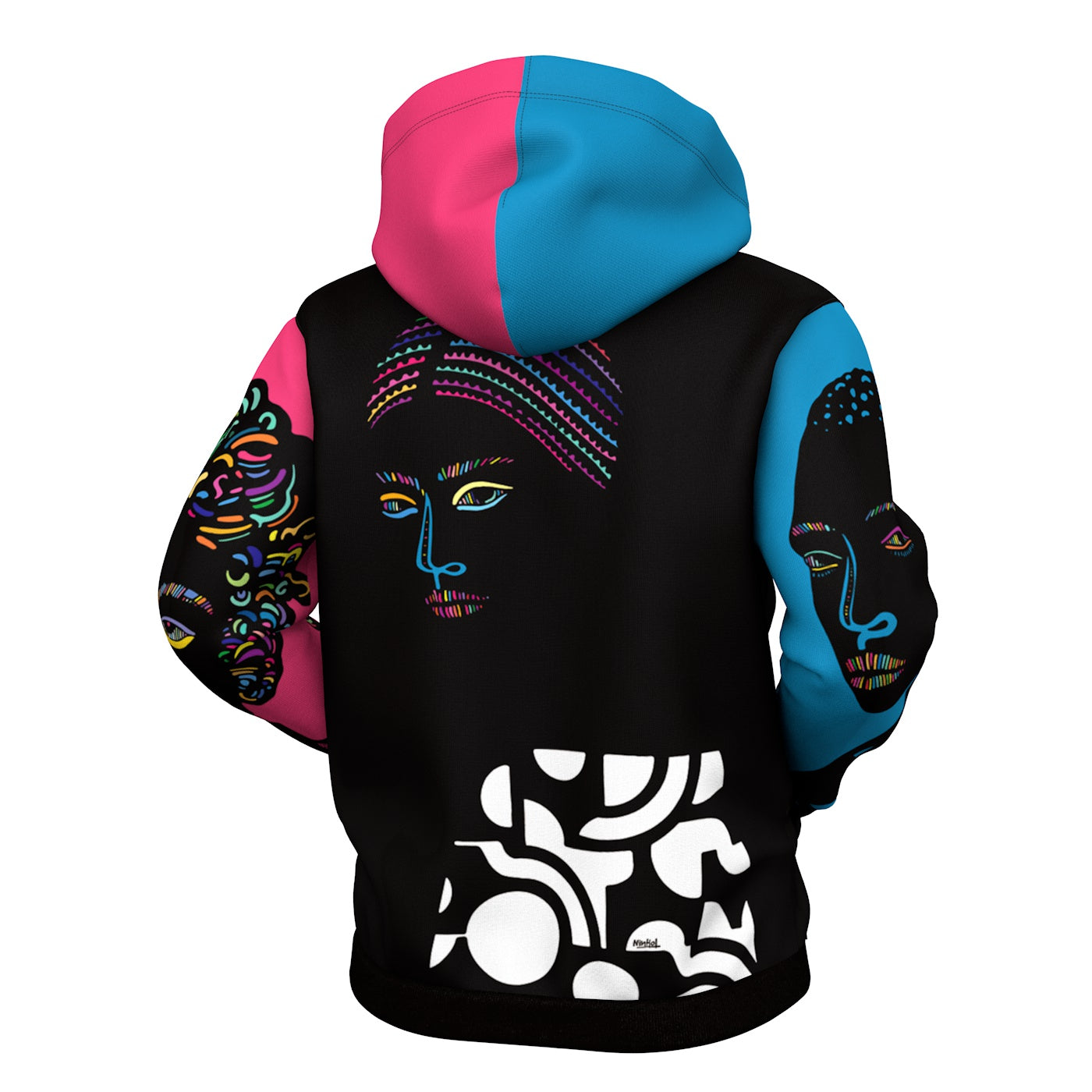 Portraits Zip Up Hoodie