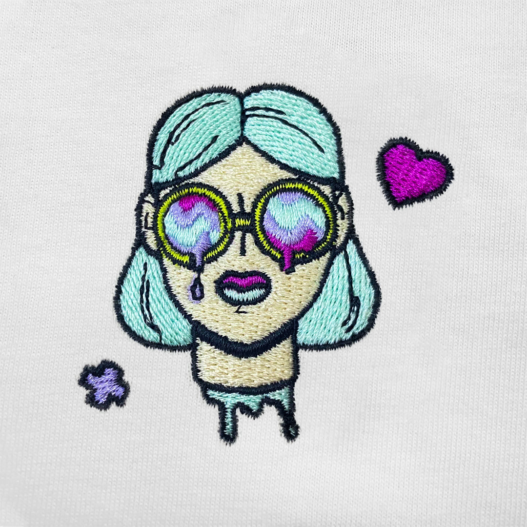 Zombie Love Embroidered Hoodie