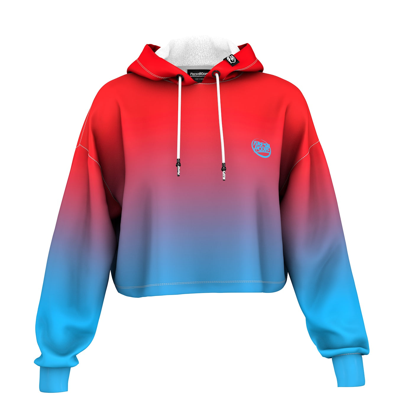 Red fade hot sale hoodie