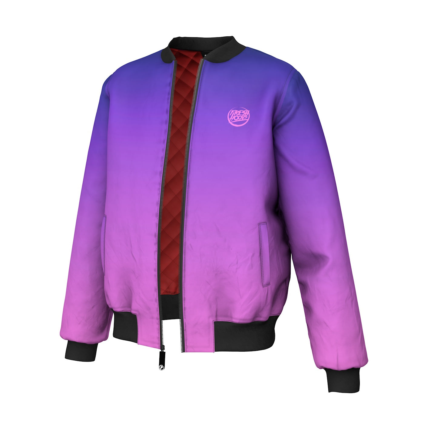 Off Purple Bomber Jacket