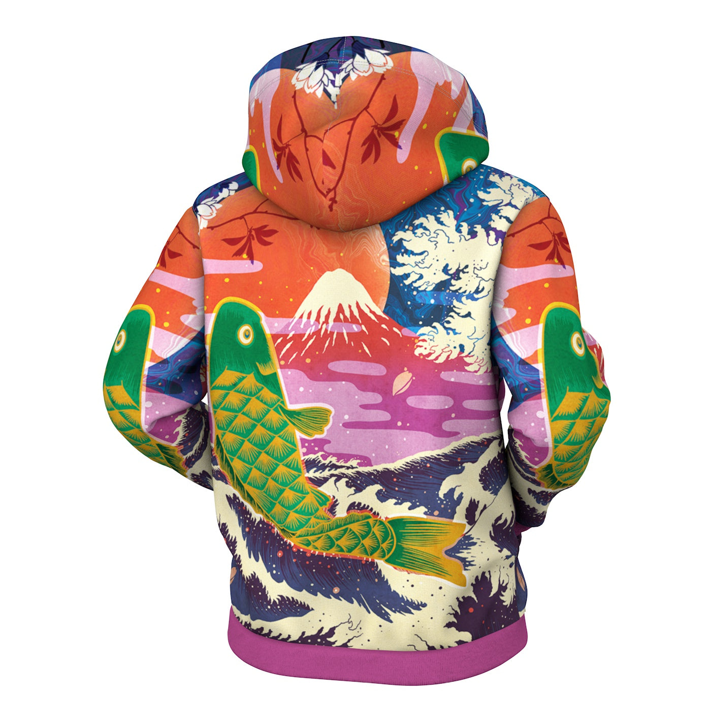 Mystic Koi Zip Up Hoodie