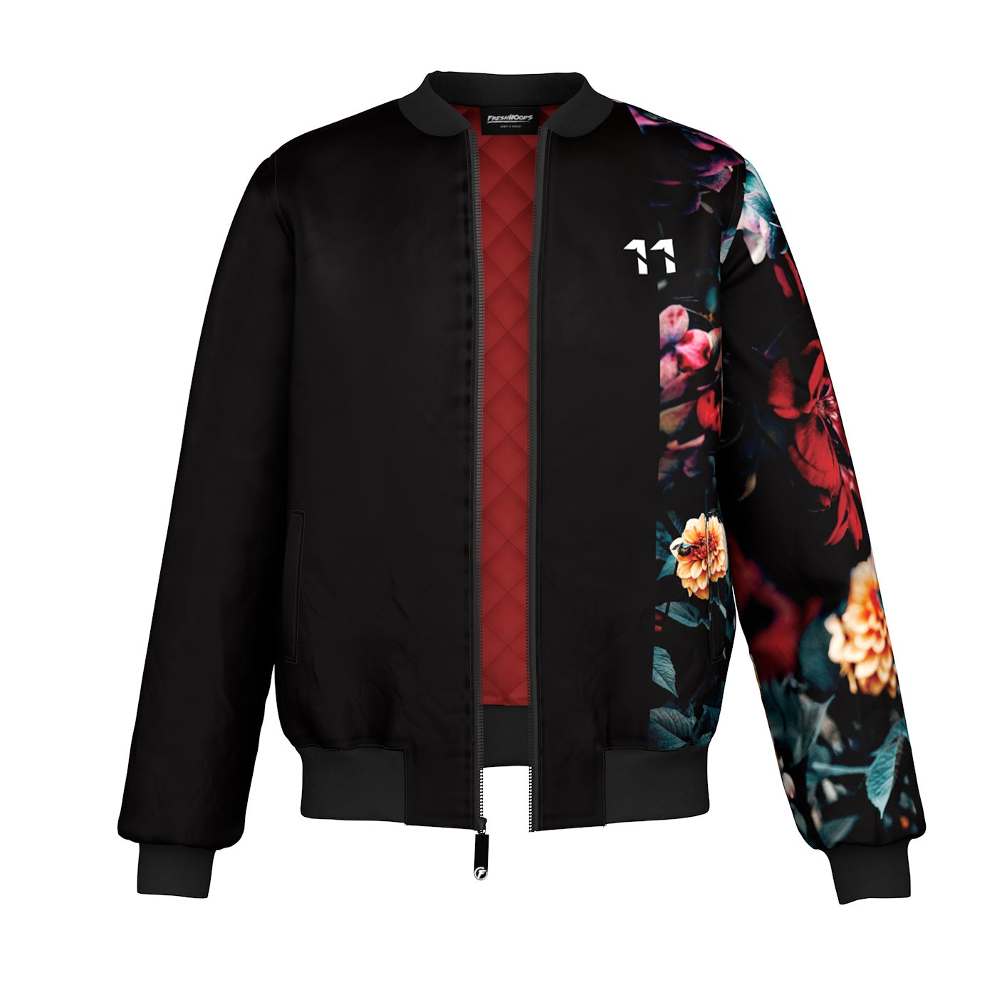 Vintage Flowers Bomber Jacket