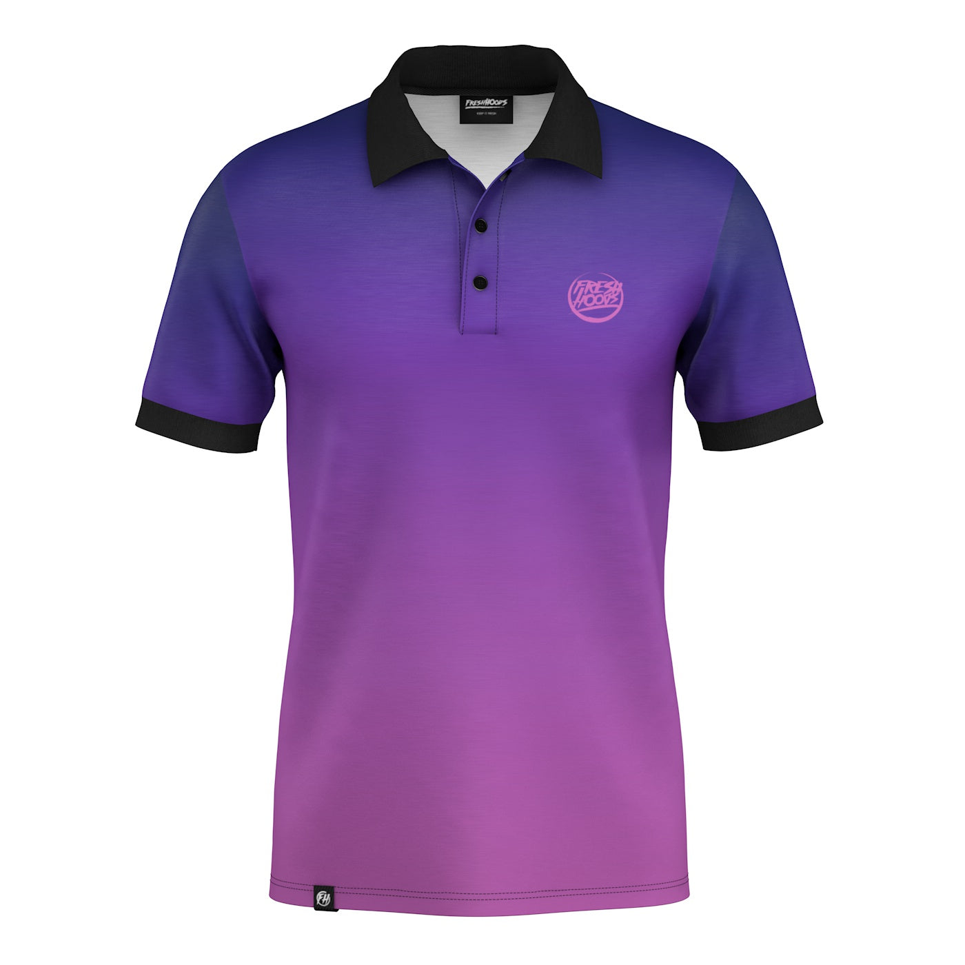 Pink and purple polo shirt best sale