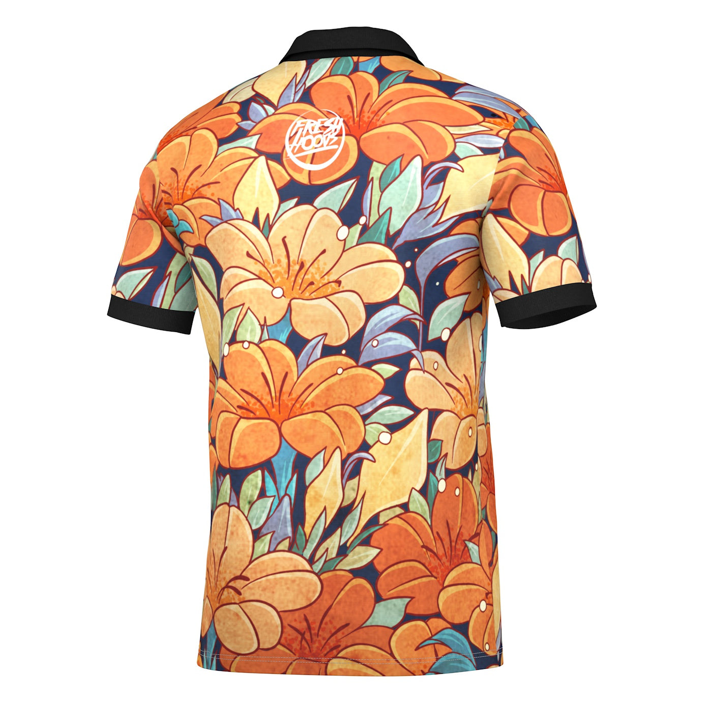 Neko Flowers Polo Shirt