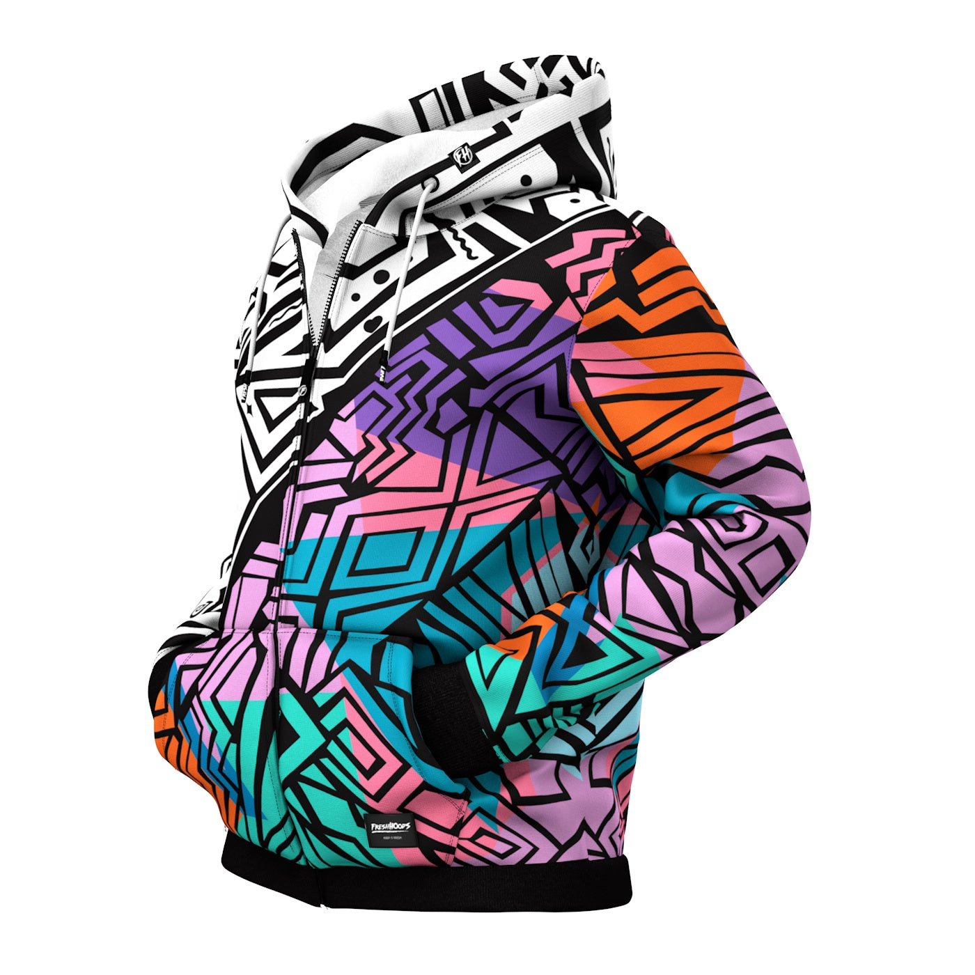 Coloring Zip Up Hoodie