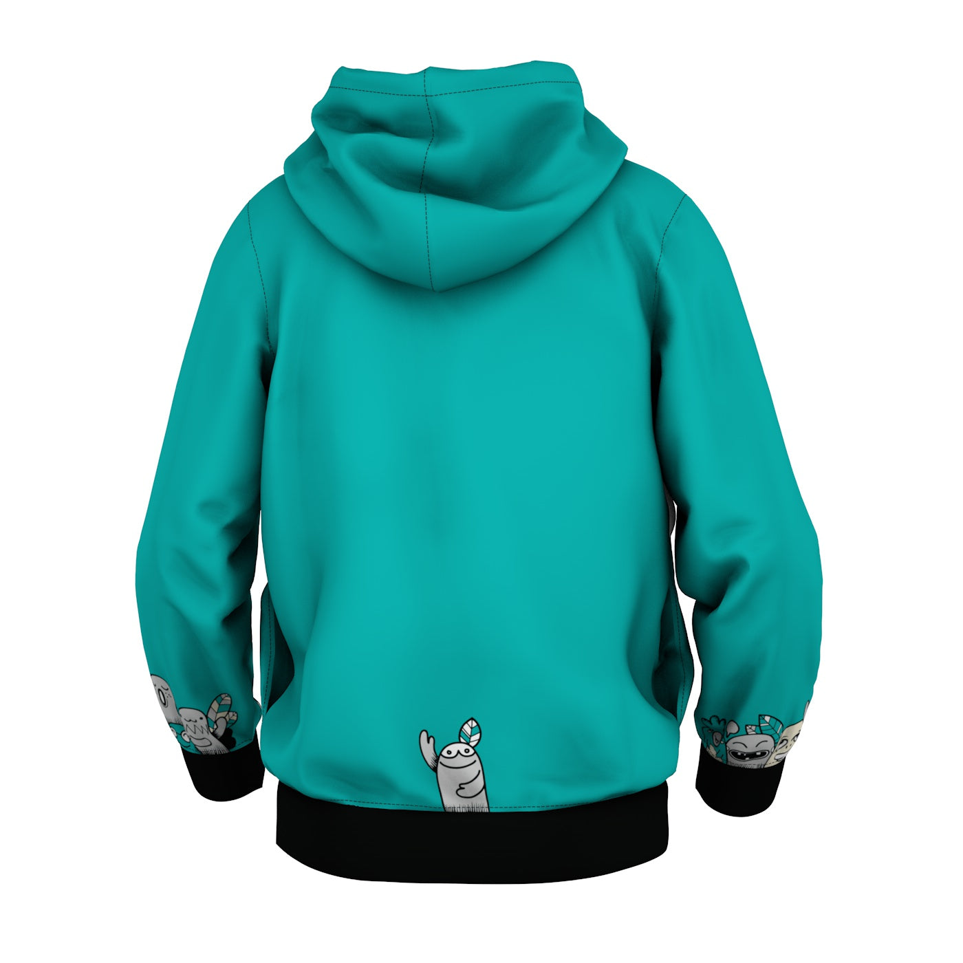 UFO Family Kids Hoodie