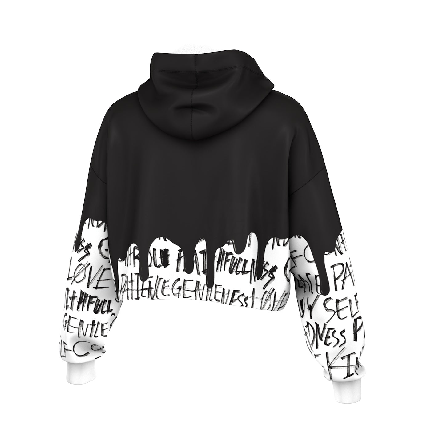 Graffitypo Cropped Hoodie