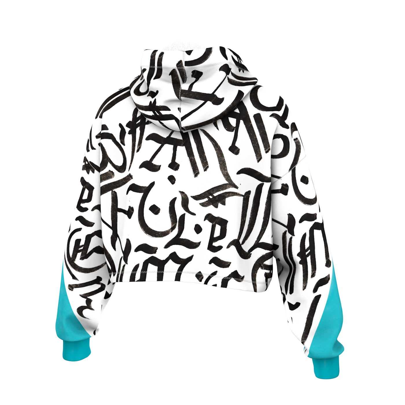 Letterally Aesthetic Cropped Hoodie