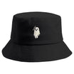 Embroidered Ghost Bucket Hat