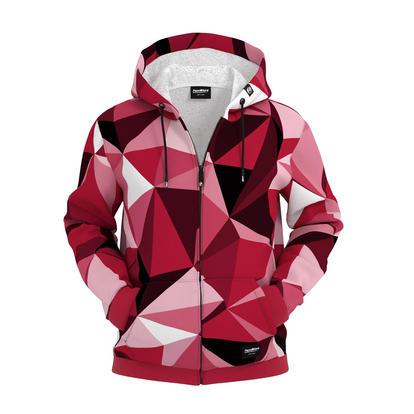 Magenta zip hotsell up hoodie