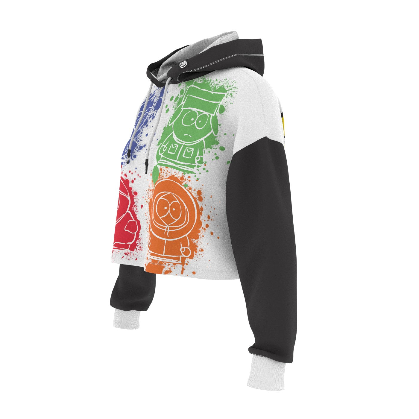 South Park Splatterific Cropped Hoodie