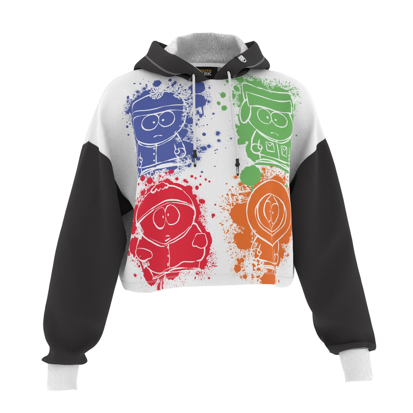 South Park Splatterific Cropped Hoodie