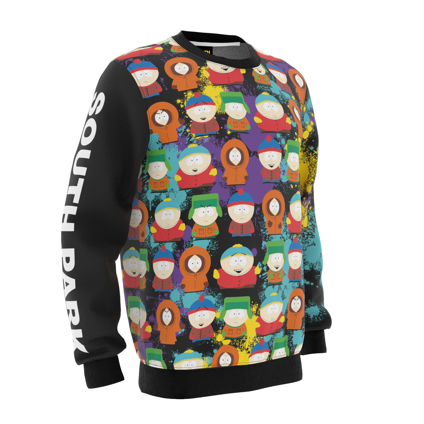 Paint-Splashed Gang Sweatshirt