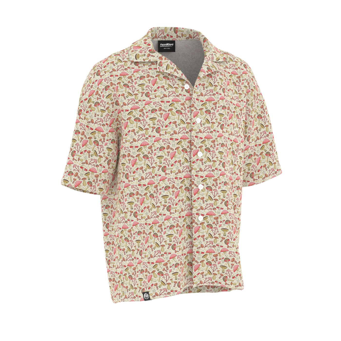 Mushroom Oversized Button Shirt