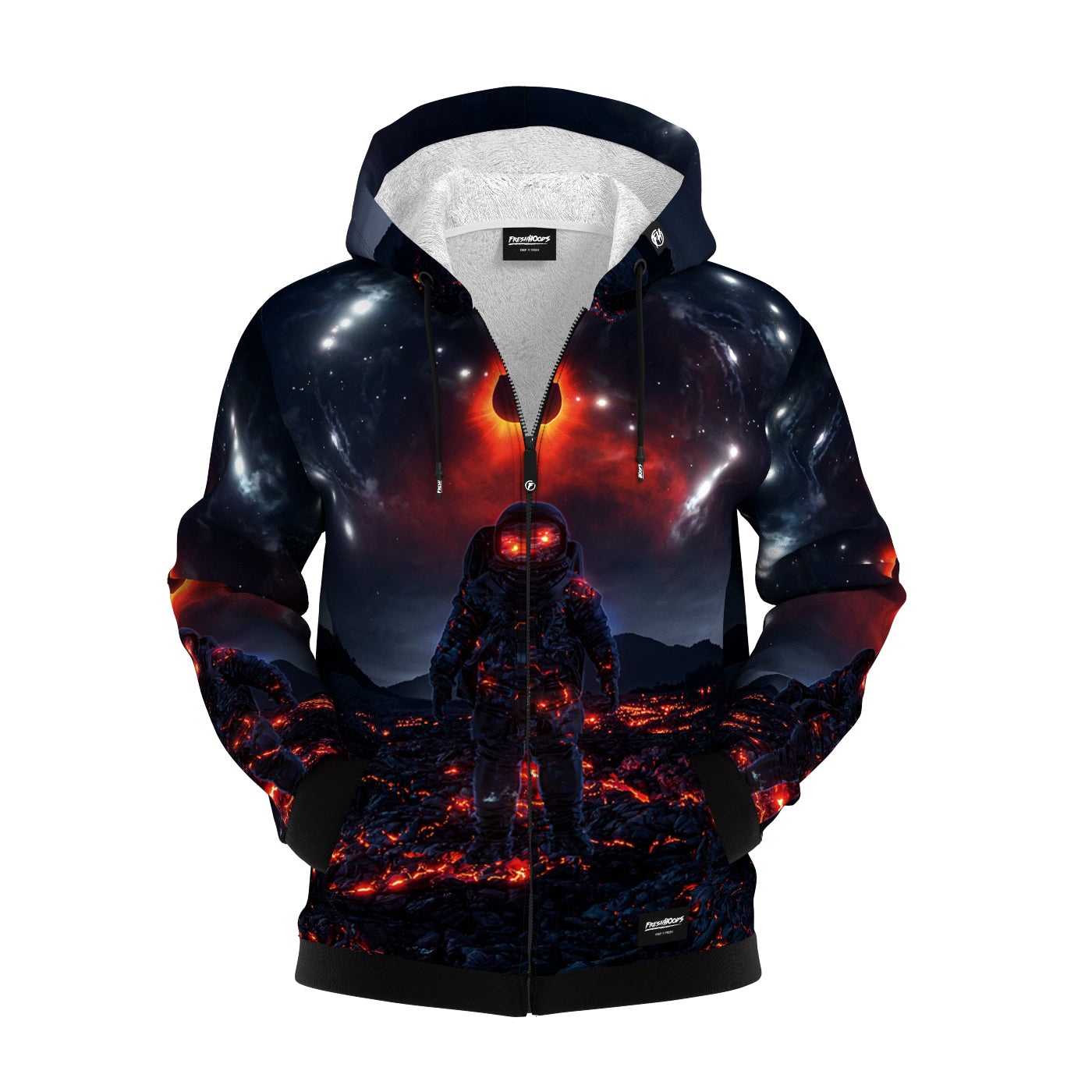 Fresh Hoods Magma Zip Up Hoodie