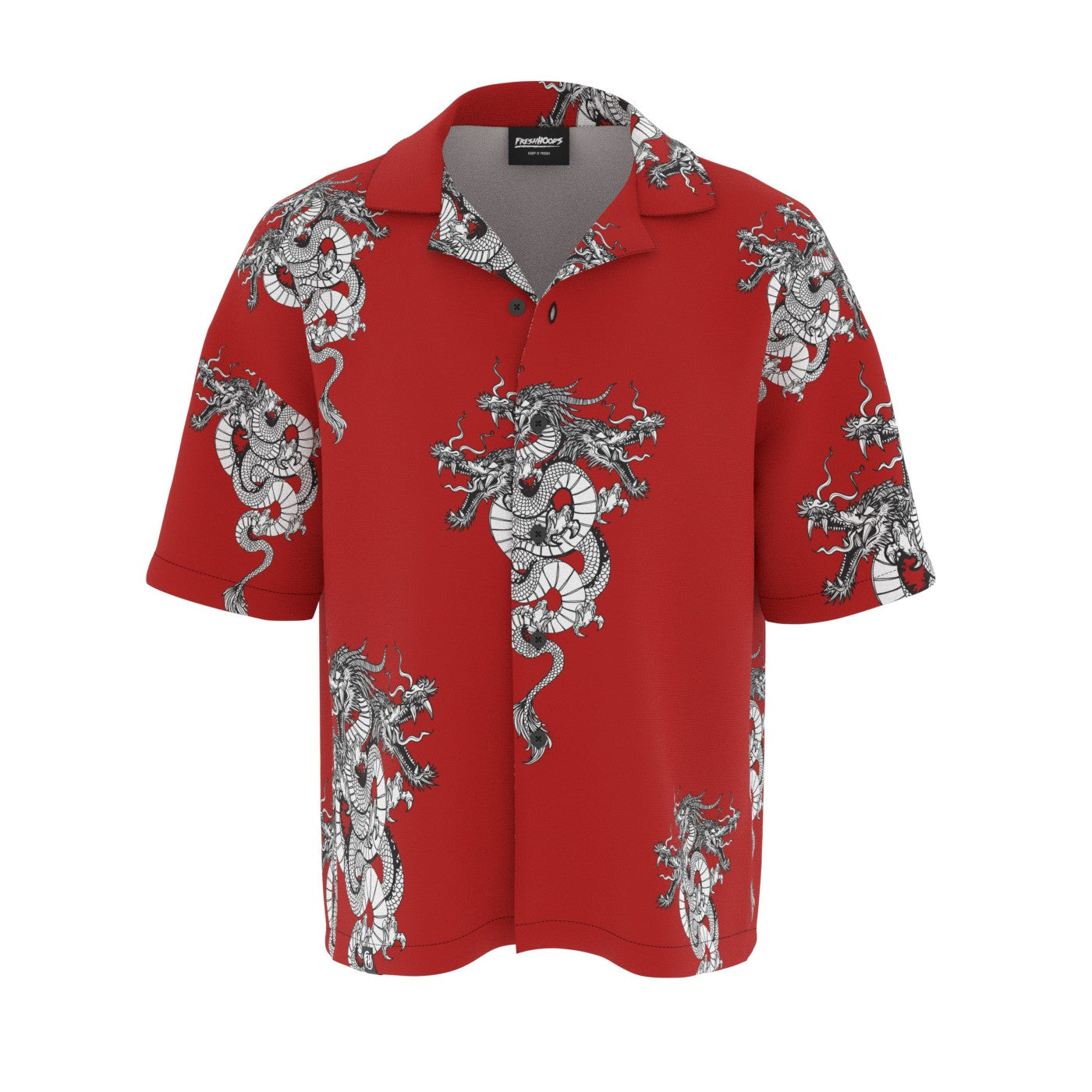 Dragons Oversized Button Shirt